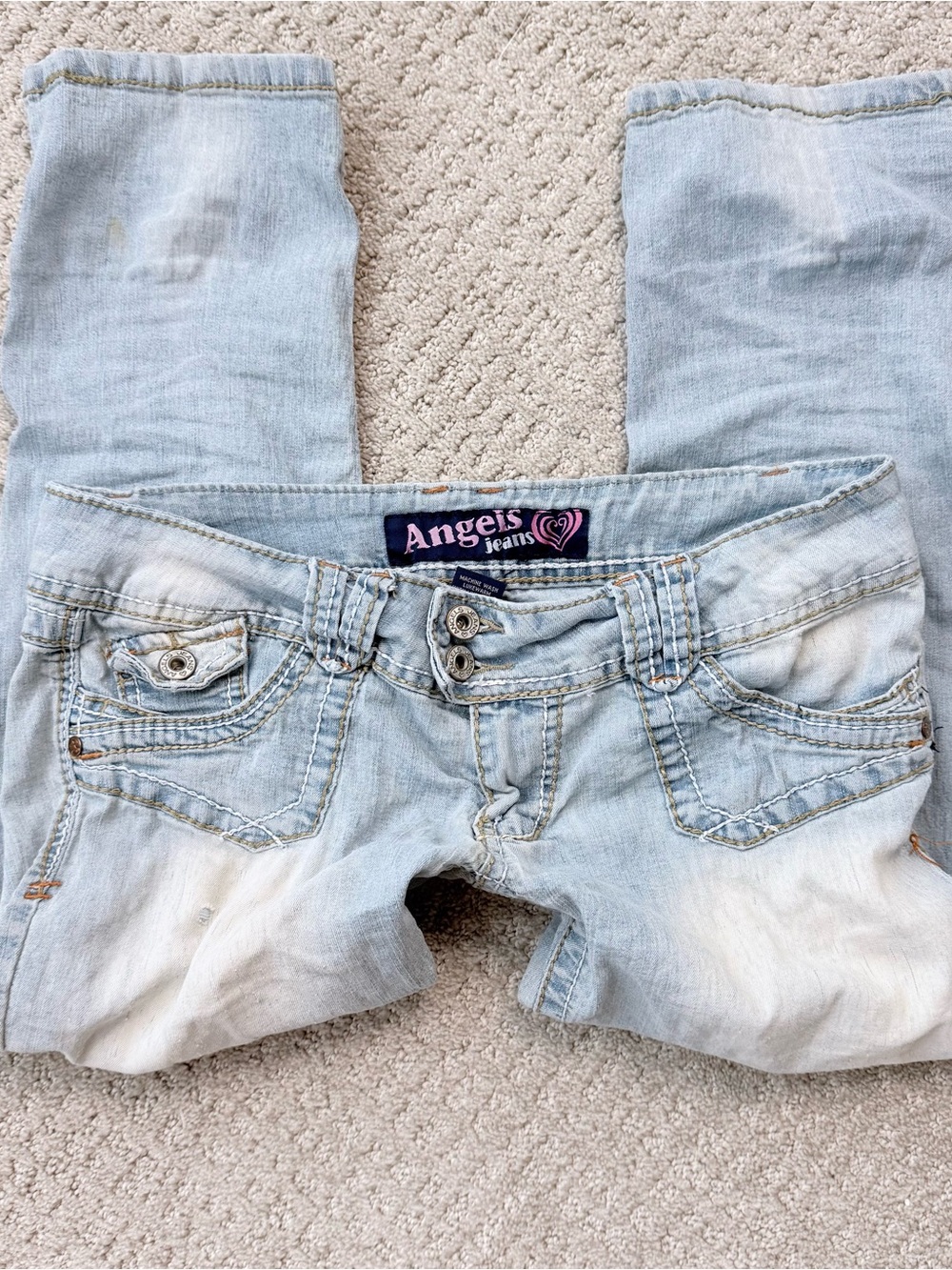 Angels low rise Capri Jeans y2k vintage